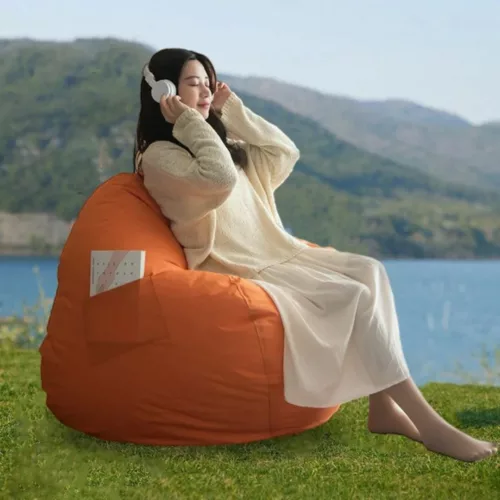 Pouf extérieur imperméable pour jardin
