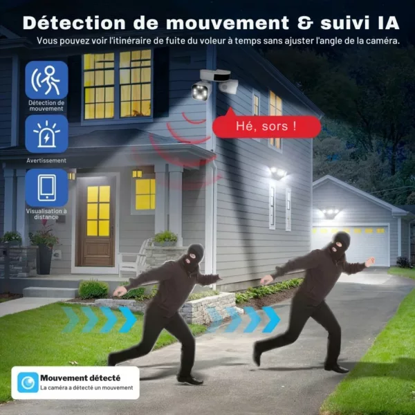 Caméra wifi sans fil pour cabane jardin – Image 4
