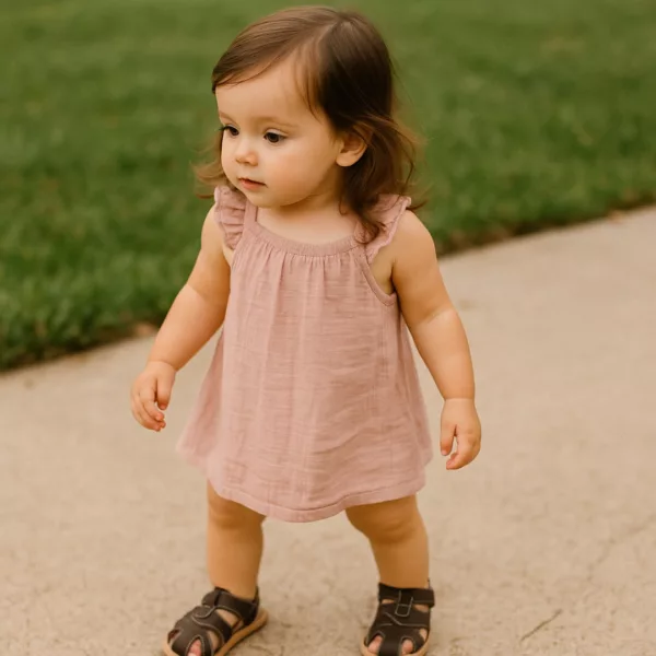 Chaussures ouvertes bébé marche antidérapantes – Image 2
