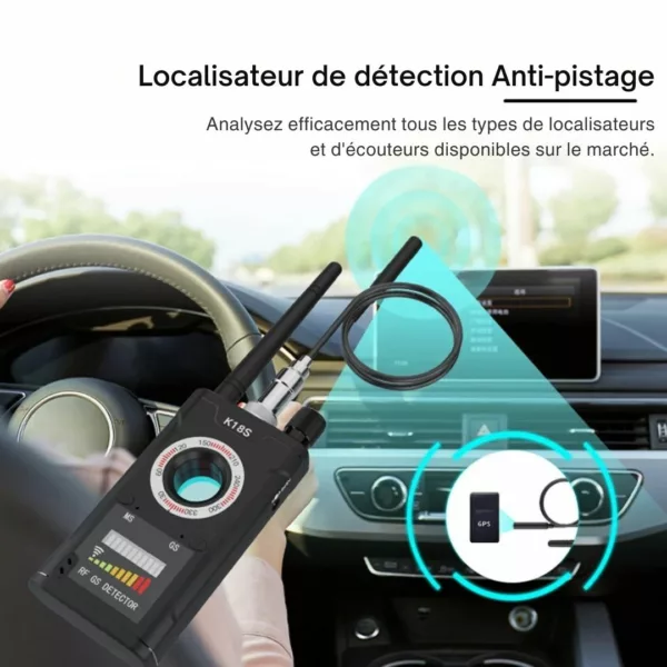 Détecteur espion multifonction lumière led intégrée – Image 3