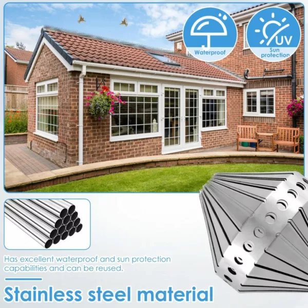 Grillage anti fouines pour toiture – Protection durable toit et combles – Empêche les intrusions de nuisibles efficacement – Image 2