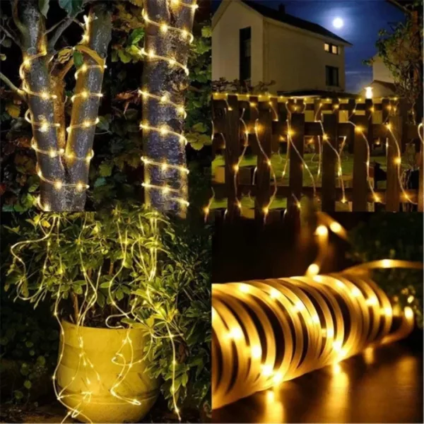 Guirlande extérieure solaire pour terrasse – Image 8