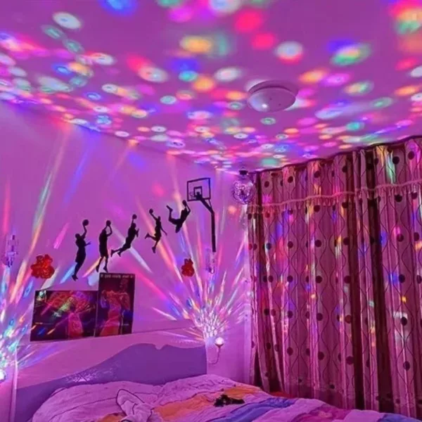 Lumière disco rotative à fixer plafond – Image 8