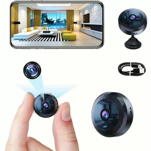 Mini caméra espion rotative avec wifi – Image 2