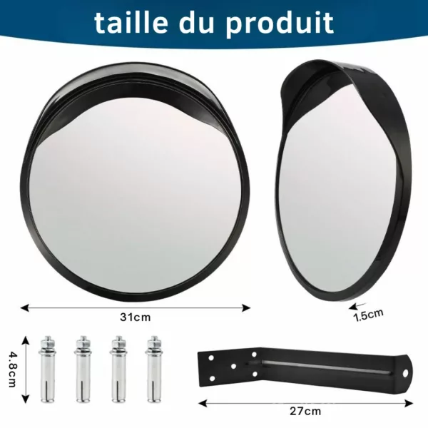Miroir espions grand angle pour garage – Image 7
