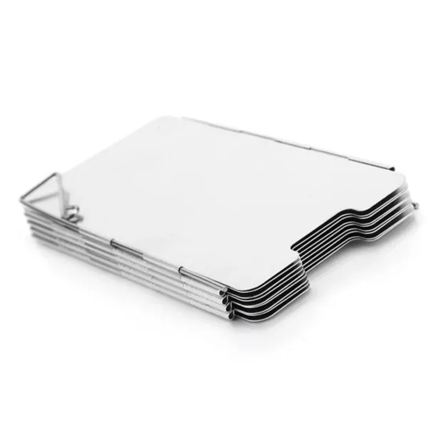 Pare-vent aluminium pliable réchaud – Cuisson efficace en plein air, coupe-vent compact pour bivouac et camping – Image 9