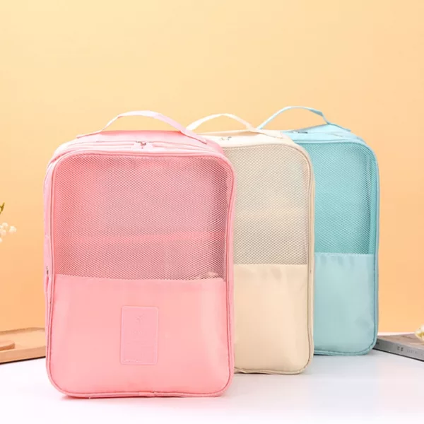 Sac de rangement chaussures voyage compact pliable – Image 3