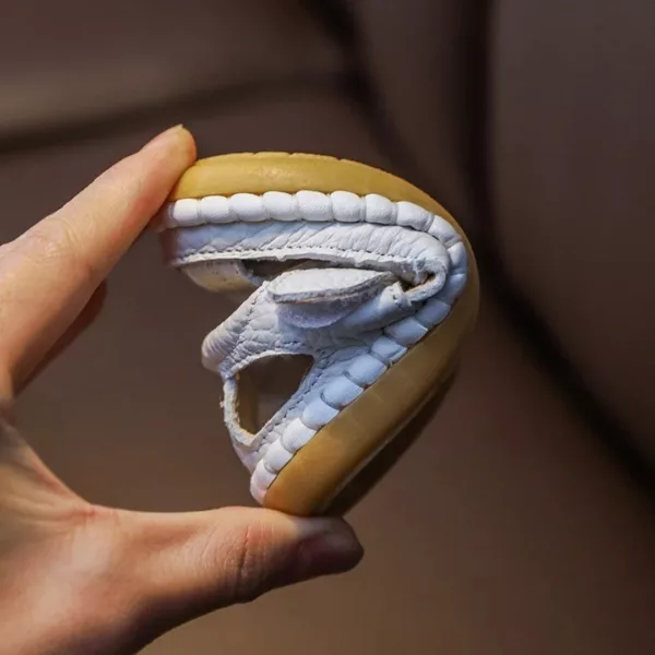 Sandales en cuir souple pour bébé – Image 4