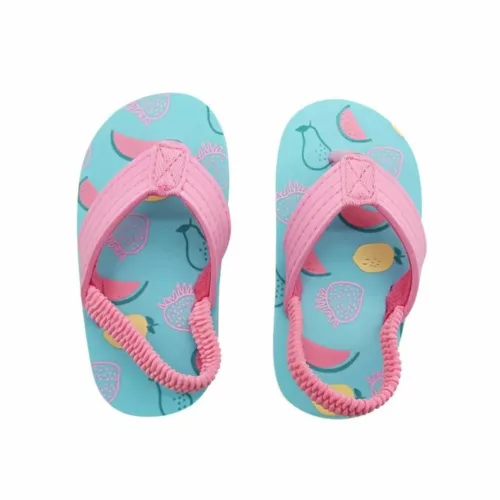 Tongs bébé avec élastique de maintien