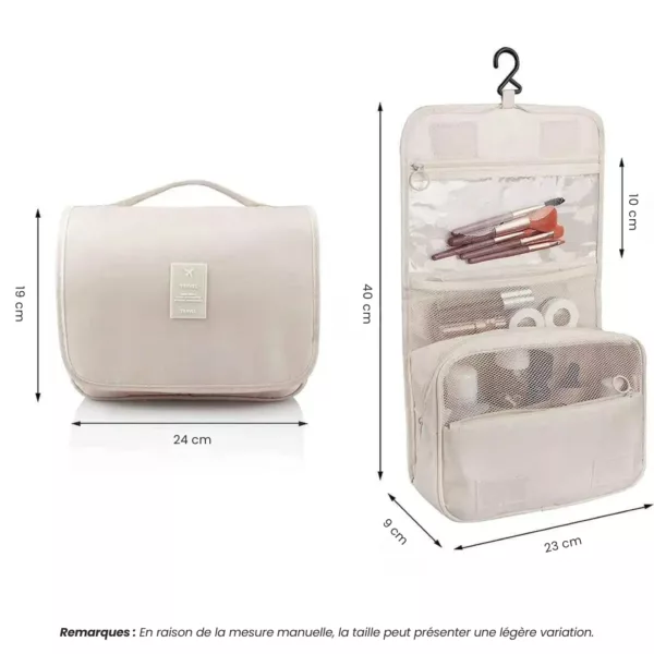 Trousse de toilette suspendue voyage imperméable – Image 7