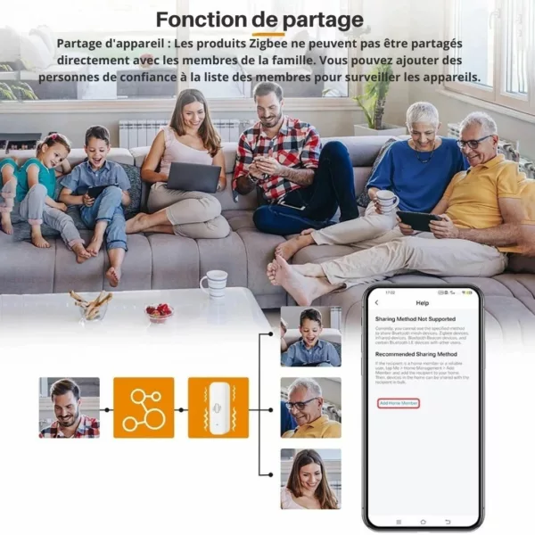 Alarme antivol vibration pour fenêtre extérieure – Image 2