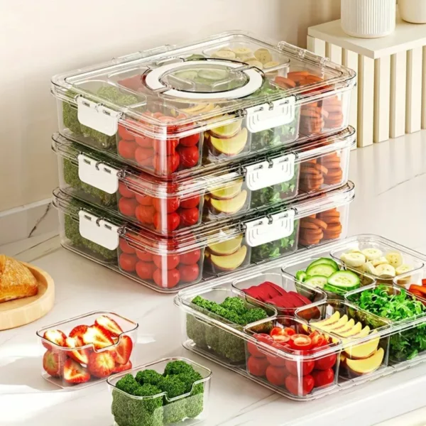 Boîte compartimentée pour snacks en voiture – Image 3