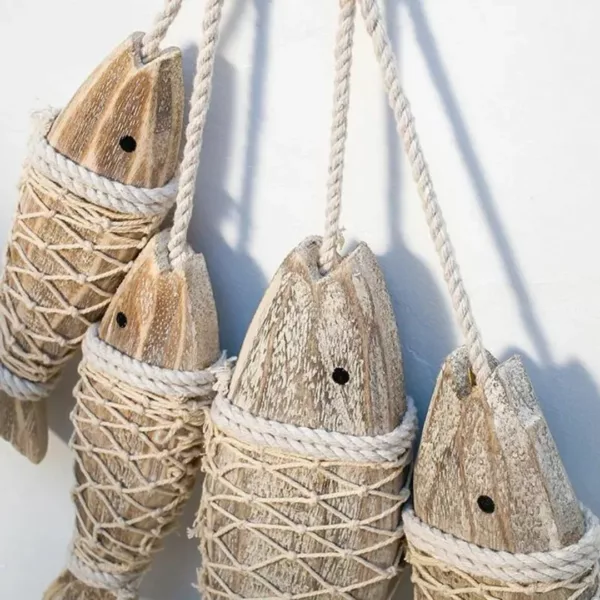 Décoration murale extérieure en bois flotté – Image 6