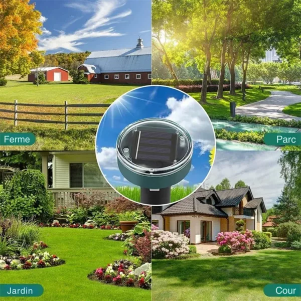 Dispositif anti taupes à ultrasons solaire – Image 2