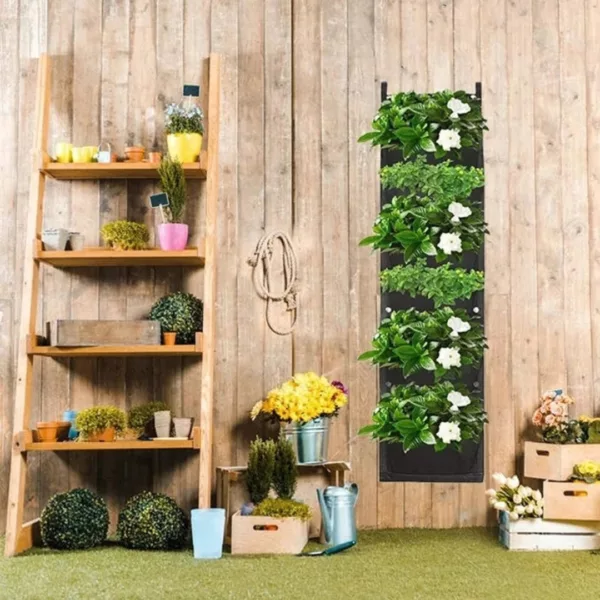 Jardinière en tissu géotextile pour balcon – Image 4