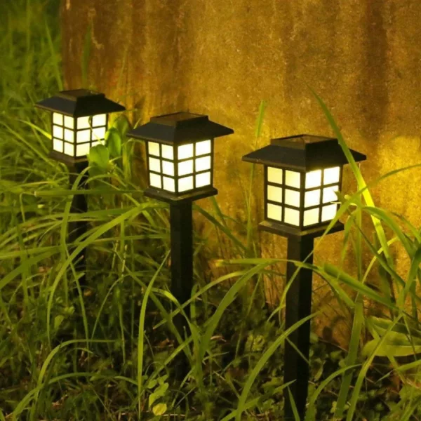 Lampe solaire à planter pour allée jardin – Image 2