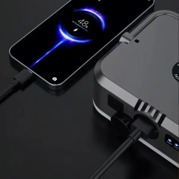 Lampe suspendue rechargeable pour camping – Éclairage LED puissant et nomade pour vos aventures en plein air – Image 2