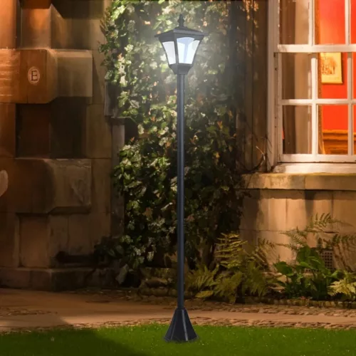 Lanterne extérieure sur pied pour jardin