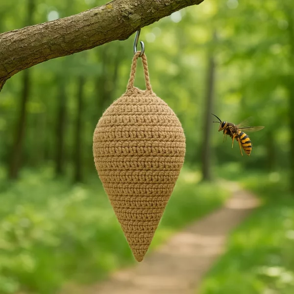Piège à guêpes extérieur avec crochet – Éloigne efficacement les insectes pour des repas en plein air paisibles – Image 3