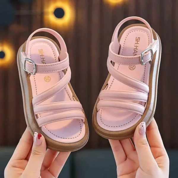 Sandales fille multibrides confort anti-transpiration – Image 4