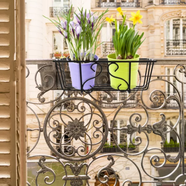 Support pour pots suspendus extérieur balcon – Image 2