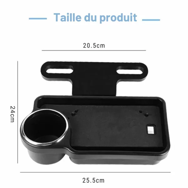 Tablette pliable pour tablette repas train avion – Image 2
