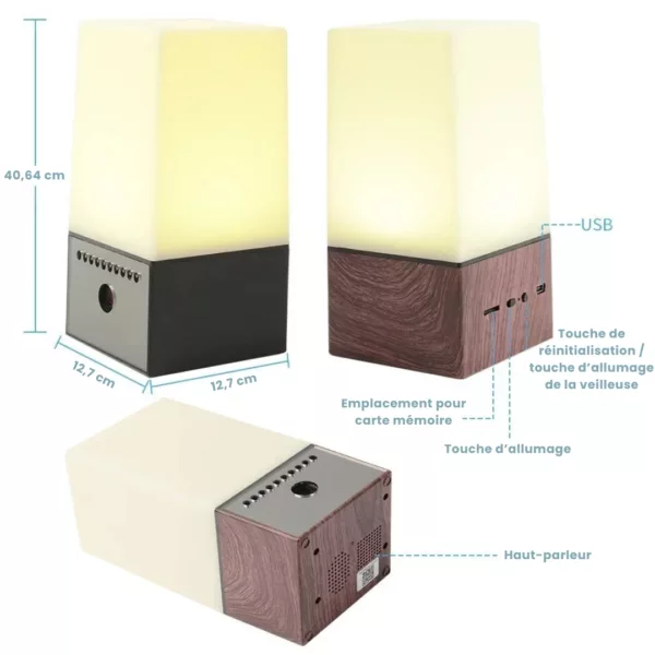 Caméra espion dissimulée dans lampe de bureau – Image 6