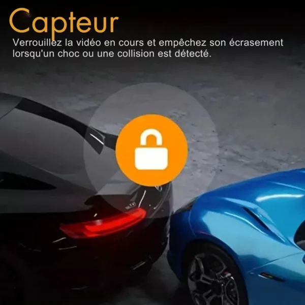 Caméra tableau de bord double objectif voiture – Image 4