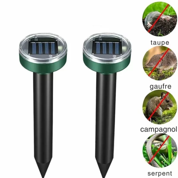 Dispositif anti taupes à ultrasons solaire – Image 5