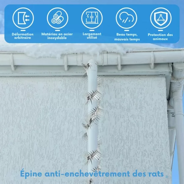 Grillage anti fouines pour toiture – Protection durable toit et combles – Empêche les intrusions de nuisibles efficacement – Image 5