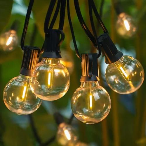 Guirlande extérieure ampoules effet vintage