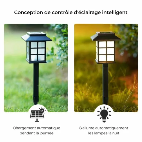 Lampe solaire à planter pour allée jardin – Image 8