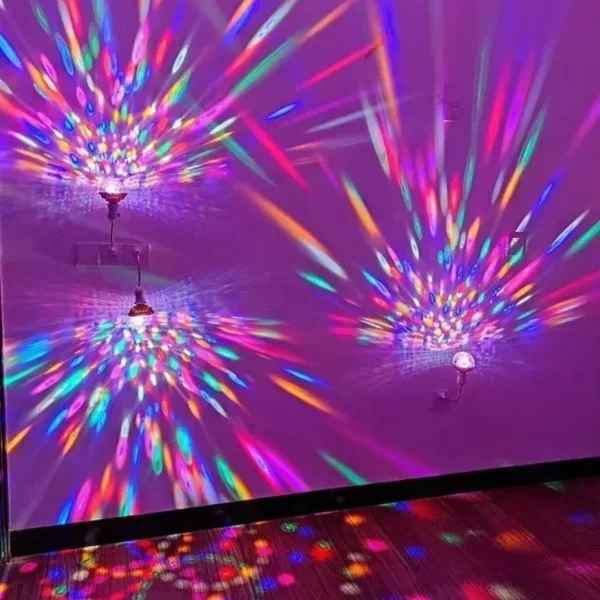 Lumière disco rotative à fixer plafond – Image 7