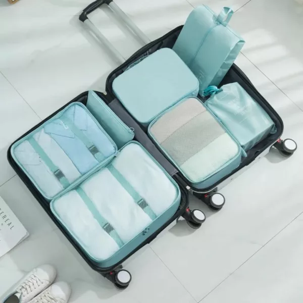Organisateur valise avec compartiments vêtements compressibles – Image 6