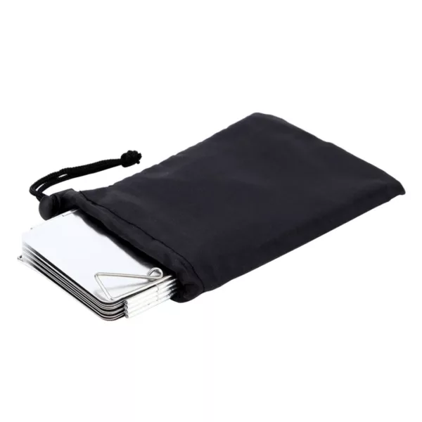 Pare-vent aluminium pliable réchaud – Cuisson efficace en plein air, coupe-vent compact pour bivouac et camping – Image 10