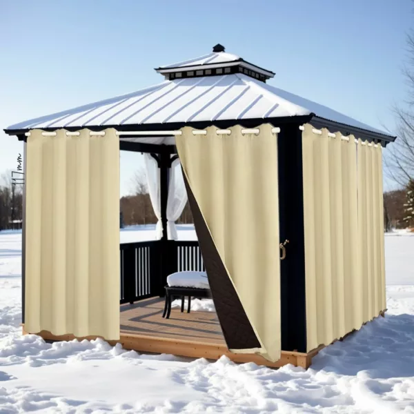 Rideau extérieur occultant pour pergola – Image 8