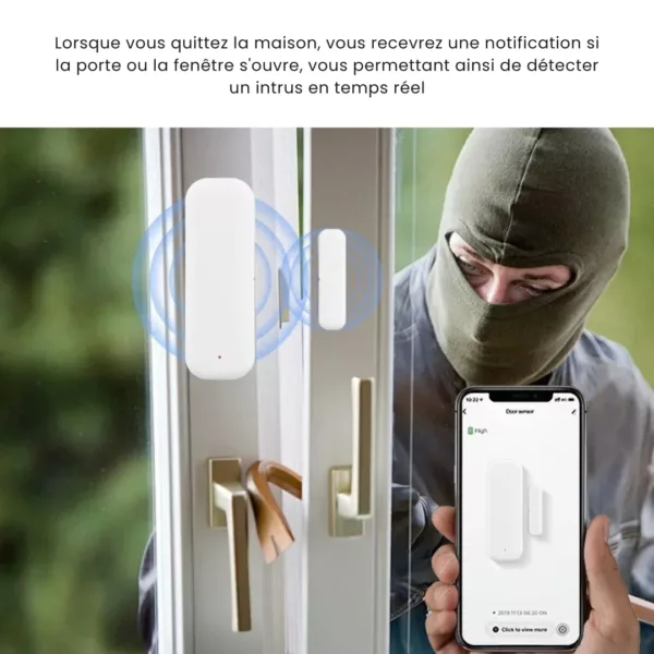 Système alarme porte fenêtre sans installation – Image 6