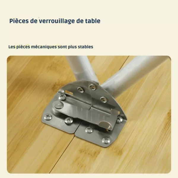 Table d’appoint jardin en bois certifié – Image 5