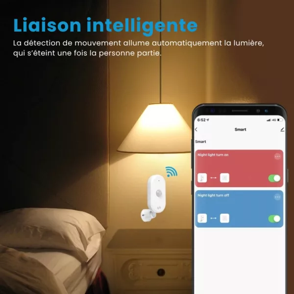 Alarme détecteur mouvement sans installation wifi – Image 3