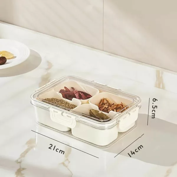 Boîte compartimentée pour snacks en voiture – Image 5