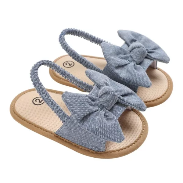 Chaussures bébé été en tissu léger – confort respirant pour pieds sensibles – parfaites pour les journées chaudes – Image 8