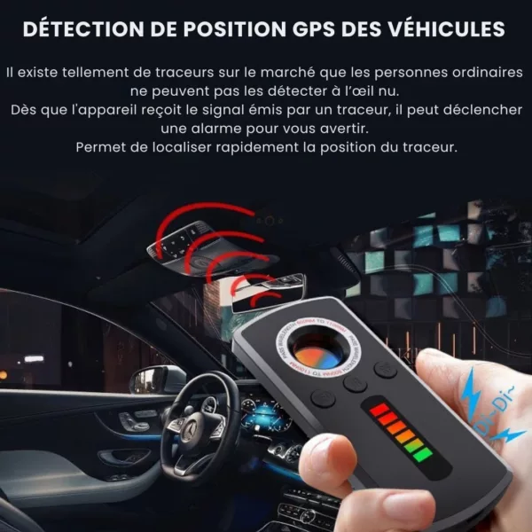 Détecteur de caméra cachée infrarouge portable – Image 4
