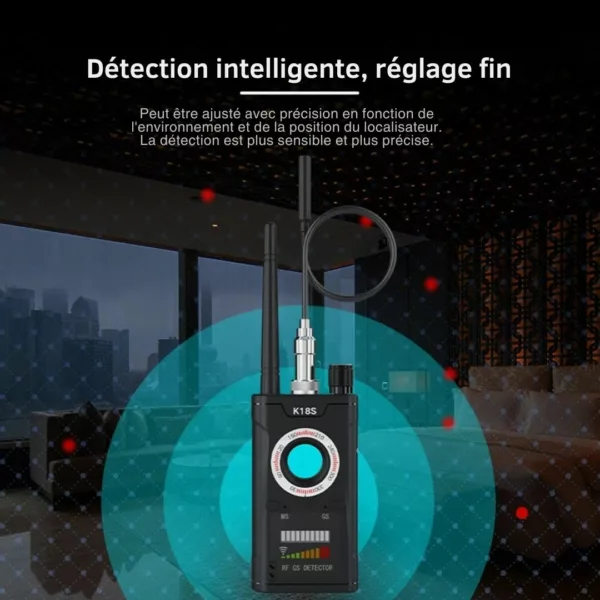 Détecteur espion multifonction lumière led intégrée – Image 4