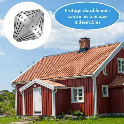 Grillage anti fouines pour toiture – Protection durable toit et combles – Empêche les intrusions de nuisibles efficacement