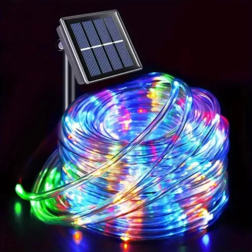 Guirlande solaire extérieure multicolore étanche