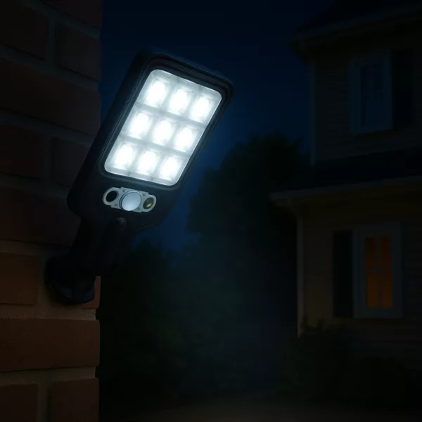 Lampe extérieure solaire à détection de mouvement – Image 2