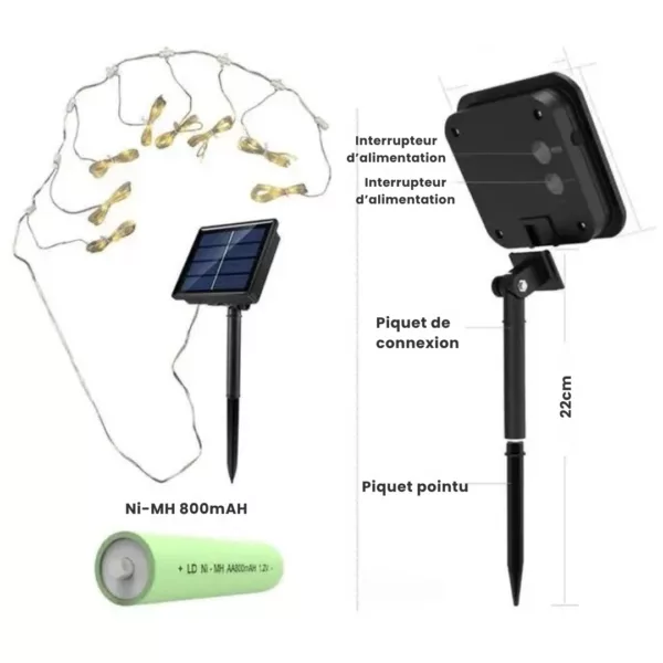 Lampe led extérieure pour parasol – Image 4