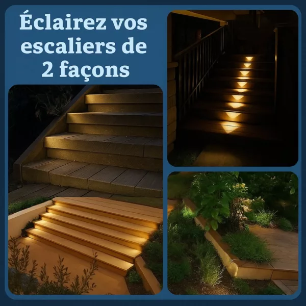Lampe solaire extérieure pour escalier – Image 2