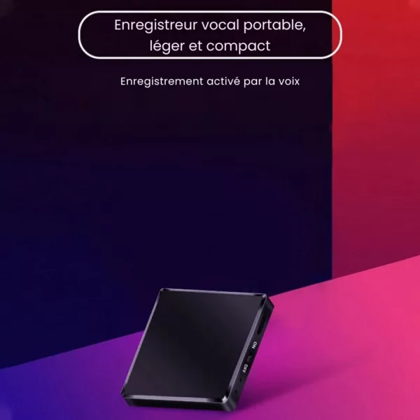 Mini enregistreur vocal autonome longue autonomie – Discret, compact et fiable pour capturer tous vos mémos sans interruption – Image 6