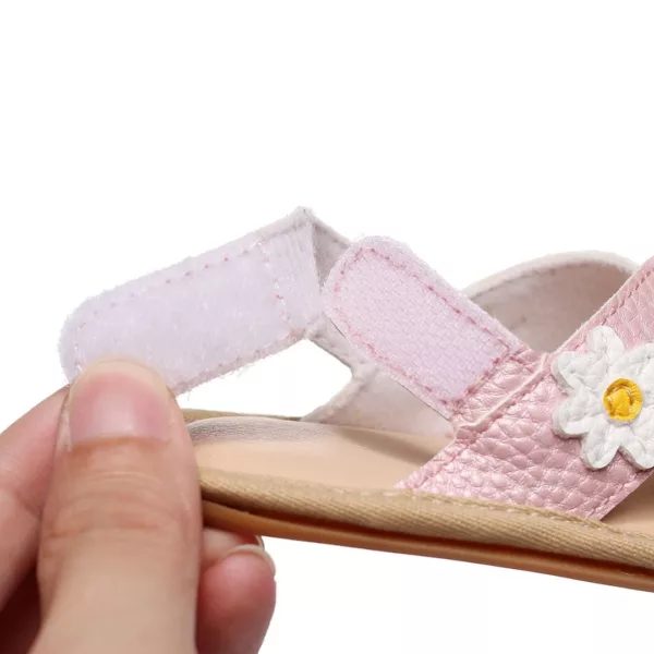 Nu-pieds bébé fille cuir respirant – Image 2